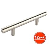 Ufaucet 3 Inch Modern Cheap Stainless Steel Brushed Nickel Pull Kitchen Cabinets Handles,12 Pack. [並
