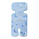 ベビーカー チャイルドシート 、（72 * 35cm）サマーカーシートライナー/ベビーカーシートパッド 冷却マット　冷却氷のシルクパッド　涼しい 接触冷感 通気 折り畳み 洗濯可能 夏 ベビーカー用　