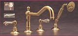 Tub Set W Handshower by Rohl – a1404lp inサテンニッケル