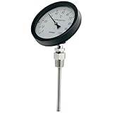 カクダイ バイメタル製温度計 (45度傾斜型) 649-911-50B