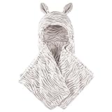 Hudson Baby Plush Hooded Blanket, Zebra by Hudson Baby