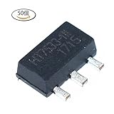 Poilee 50個 電圧レギュレーター チップ HT7533-1# SOT-89 3.3V 100mA 3端子 低ドロップアウト 電圧レギュレータ回路 電子工作 部品