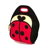 ダバワラ【保冷機能&洗濯できる画期的バッグ】女の子用てんとう虫ランチバッグ【化学有毒成分】テントウムシバック,通園・通学グッズ,dabbawalla,手さげ袋,お出かけバッグ,お弁当【並行輸入】