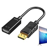DP アダプター PC、ラップトップ用 DP アダプター - ディスプレイポートコンバータ,4K Displayport アダプター ディスプレイポート DP ノートパソコン変換アダプター PC モニター プロジェクター用