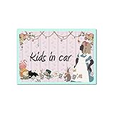 貼ってはがせる車用ステッカー 内貼りタイプ Sサイズ a674不思議の国のアリス Kids in car custom