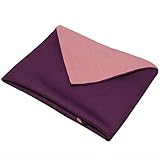 ホワイトハウス 大判風呂敷 無地 両面染め ポリエステル 140×140cm (紫×桜)