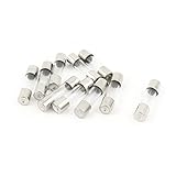 uxcell　ヒューズ　AC250V　5A　5mmx20mm　交換　ガラス管　10個入り
