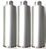 3本セット 外径102mm ダイヤモンド コアビット ドリル 湿式 Aロット 有効長275mm　プロ仕様 実績豊富！(3)