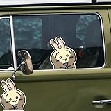 ちいかわ うさぎ 車用ステッカー ステッカー 自動車車シール かわいい 壁紙 防水 アニメ 萌えグッズ DIY 改造 痛車 車用デコレーション 車ドア 窓 ウォールステッカー 壁シール 面白い プレゼント (うさぎ,10cm*8cm)
