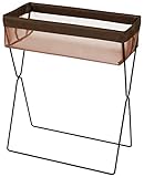 サキ サイドワゴン 浅型 メッシュ ブラウン R-373