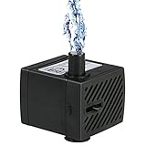 Decdeal 水中ポンプ卓上噴水池 1つのノズル付き 水ガーデン 水耕システム 1.5m電源コード AC110V