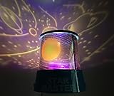 aeeque AmazingロマンチックLEDナイトライトプロジェクターランプ、カラフルなスターマスターライト、ベッドサイドライト Aee00189