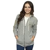 NFL日曜日レディースフルZip Hoodie with Sleeve名 グレー
