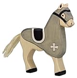 Holztiger Competition Horse Toy Figure, Black [並行輸入品]