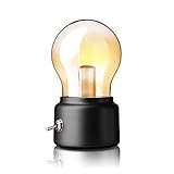 AOLVOヴィンテージエジソン電球ガラステーブルランプ5 Vメタルベース、省エネPowered by USBケーブル充電式LEDナイトライトの寝室レストランディナー装飾ライト 702577913212