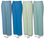 (ジチョウドウ)Jichodo 34001 ツータックパンツ・ズボン (春夏用) 96 25：ライトブルー [ウェア&シューズ]