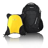 Obersee Oslo Diaper Bag Backpack with Detachable Cooler, Black / Yellow by Obersee