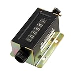 uxcell カウンタ　引くカウンタ　D94S　リセッタ　6桁　ストローク積算