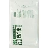 日本サニパック N-4C 業務用 ポリ袋 透明 45L 30枚 N4CCL 80×65cm