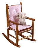 Baby Doll Bedding Heavenly Soft Child Rocking Chair Cushion Pad Set, Pink [並行輸入品]