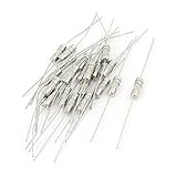 uxcell　セラミックヒューズ　アキシャルリード　20個入 AC 250V 0.5A 4x11mm