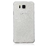 UNEXTATI Galaxy Alpha 用 ケース 耐衝撃 高品質 TPU ハード カバー 超薄型ケース 全面保護 脱着簡単 クリア 透明 Samsung Galaxy Alpha G850カバー
