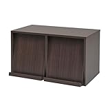 ボックス インテリア ディスプレイ スタッキングフラップボックス カラー：ダークブラウン