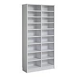 JKプラン 1cm単位で棚が調節出来る深型(奥行き32cm)オープンラック 幅86cm ホワイト bdc-107-wh