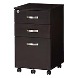 インワゴン ラック 引き出し 収納 整理 パソコンデスク pcデスク オフィスデスク 作業台 書斎 勉強 読書 デスクワーク 整理 シンプル ダークブラウン