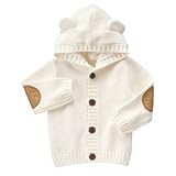 ジンボリー GYMBOREE/ テディ セーター ホワイト トップスカーディガン 6～12ヶ月【並行輸入】