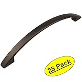 Cosmas 222 – 128orb Oil Rubbed Bronzeアーチキャビネットハードウェアハンドルプル – 5 " ( 128 mm )穴中心 – 25パック