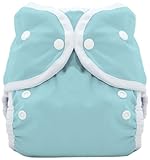 Thirsties Duo Wrap Snap Diaper Cover, Aqua, Size 1 by Thirsties