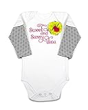 Itty Bitty & Pretty SHIRT ベビー・ガールズ カラー: ホワイト