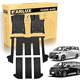 KARLUX トヨタ新型ALPHARD アルファード/ヴェルファイア40系専用のフロアマット。3Dカーマットは防水・防滑・防汚でTPE素材製。ALPHARD アルファード40系/ヴェルファイア40系2023年〜現行,に最適化されたカスタム設計。 (1-3列目フロアマット)