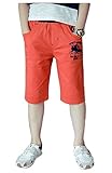 (チェリーレッド) CherryRed 子供 女の子 男の子 子供 ショートパンツ ハーフパンツ 夏物120 オレンジ