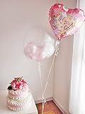 おむつケーキ 出産祝いギフト ベビーギフト オムツケーキ バルーン付き 女の子用 ２ステップおむつケーキ with ホースバルーン for GIRL Sサイズ【出産祝いギフト オムツケーキ おむつケー