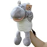 Remeehi ハンドパペット　口動ける　動物 手 人形 アニマル ハンド パペット 幼児 情操 教育 親子 おもちゃ 知育 人形劇 小道具　物語　カバー