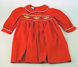 ドレス スモッキングドレス シーズングリーティング エンゼルベアレッド 90