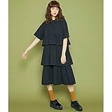 merry jenny メリー ジェニー フリルティアードワンピース 281740302001 BLACK F
