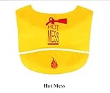 Sugar Bee E-Z Wipe Bibs (Yellow - Hot Mess) by Sugar [並行輸入品]