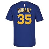 Kevin Durant # 35 Golden State WarriorsパフォーマンスNBA Player Name And Number Tシャツ( Youth Large 14 / 16 )