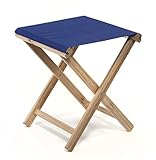 LONA ビーチスツール ブルー 約41×41×H46cm 01.09.01.008