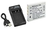 NinoLite 3点セット D-LI8 互換 バッテリー +USB型 充電器 +海外用交換プラグ 、ペンタックス Pentax 対応 dc29dli8_t.k.gai