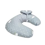 Miracle Baby（ミラクル ベビー）ママの授乳クッション ベビー看護授乳枕　Baby Care Nursing Breastfeeding Pillow　コットン100%　小枕とU形授乳枕の組