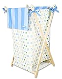 Trend Lab Dr. Seuss Hamper Set, Oh! the Places You'll Go! Blue by Trend Lab