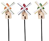 エイチツーオー 木製風車ピック 風車 H493 6種セット販売