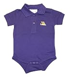 NCAA公式LSU Tigers Infantゴルフシャツロンパースワンジー
