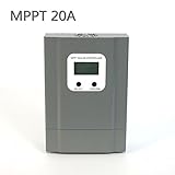 Y-SOLAR MPPT 20A 30A 40A ソーラー充電コントローラ DC12V/24V/36V/48V 自動認識 ブルーバックライト付き LCDディスプレイ (20A)