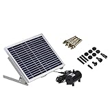 ULTY ポンドポンプ ソーラー 噴水 セット 池ポンプ 太陽光パネル 電源不要 アタッチメント ベランダ 庭 小型 プール 家庭用 UL-BSV-SP100