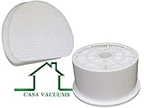 Shark NV400 HEPA Exhaust Filter, 1 Foam & 1 Felt Filter, Part XFH400 & XFF400
